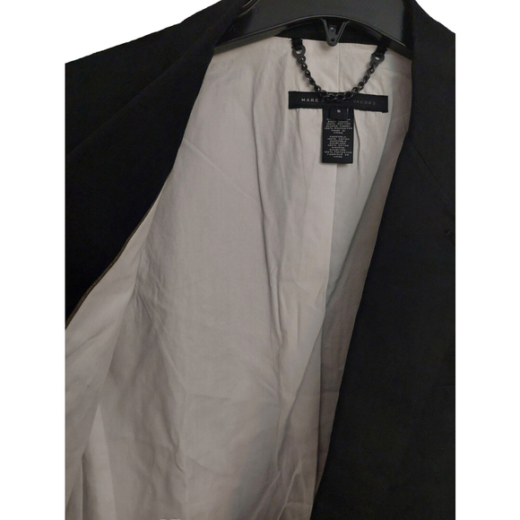 Marc by Marc Jacobs Mens Black Lined Cotton Blazer Suit Jacket Sz Small - Picture 12 of 16